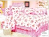 cotton printed bedding, comforter set