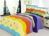 cotton printed children coverlet set