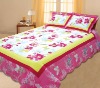 cotton printed coverlet set
