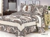 cotton printed coverlet set