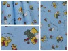 cotton printed single buffed fabric