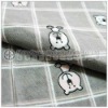 cotton printed woven fabric brushed both sides flannel