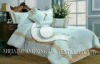 cotton sateen fabric bed sheet