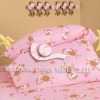 cotton satin printed baby bedding set