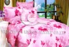 cotton satin printed bedding duvet cover set