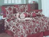 cotton satin printed duvet cover set