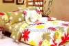 cotton satin printed duvet cover set
