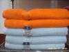 cotton sheared bath towel with Satin file