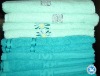 cotton silk satin bath towel with bright colors