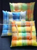 cotton striped fabric zipped cushion cover