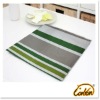 cotton  striped printed style dining table placemats