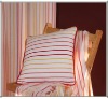 cotton striped seat cushion