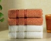 cotton terry bath towel with border