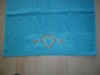 cotton terry bath towel with embroidery logo