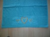 cotton terry bath towel with embroidery logo