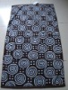 cotton terry bath towel with jacquard design