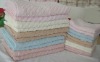 cotton terry plain dyed dobby bath towel