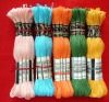 cotton thread,100% cotton thread.cross stitch floss,skeins.yarn.making yarn.hand making yarn.cross stitch floss. embroidery