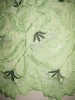 cotton voile embroidery  fabric