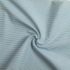 cotton woven stripe fabric blue and white