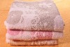 cotton yarn dyed bath towel