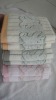cotton yarn dyed jacquard face towel