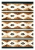 cow hide leather patchwork rug or carpet made in india custom size possible