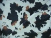 cow print velvet fabric