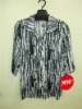 crinkle and printed chiffon fabric