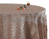 crinkle satin strip table cloth