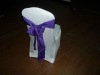 crinkle taffeta sash and chair sash for wedding