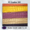 crocodil pu leather for jackets