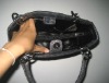 crocodile leather handbag