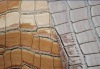 crocodile skin pu leather for furniture