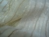 crushed chenille organza curtain fabric