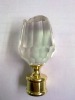 crystal curtain rod curtain pole finial