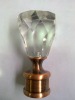 crystal glass curtain finial