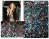 cucurbit shape sequins rhombic embroidery fabric