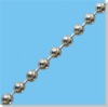 curtain accessory-metal steel bead ball Chain,4.5*6mm curtain chain-stainless steel ball chain with connector