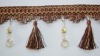 curtain  bead tassel fringe