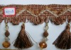 curtain fringe for decorative with beads and balls