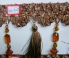 curtain fringe for decorative with beads and balls