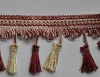 curtain lace stock tassel stock