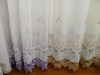 curtain, polyester cross linen like and embroidery fabric for curtain