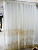 curtains of window drapes for polyester sheer embroidery