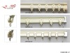 curved noise suppression curtain track