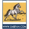 custom machine embroidery for horse