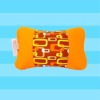 cute polyester printed neck pillow
