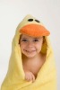 daisy animal baby hoodeed towel