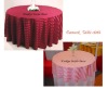 damask satin strip table cloths for weddings